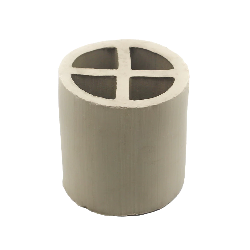 Ceramic cross partition ring